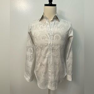 ETRO Paisly Print Long Sleeve Button-up Sport Shirt MENS 40